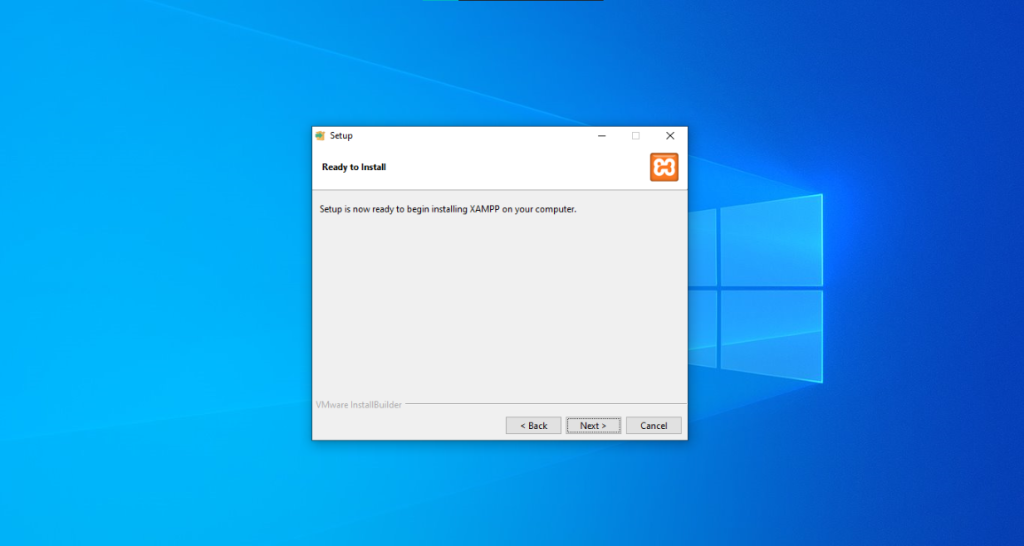 ready to install xampp